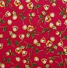 yellow flowers on deep pink art craft quilt fabric FQ 1/4 yd