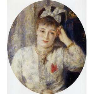   Marie Meunier Pierre Auguste Renoir Hand Painted Art