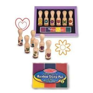  Happy Handles Deluxe Stamp Set and Large Rainbow Stamp Pad 