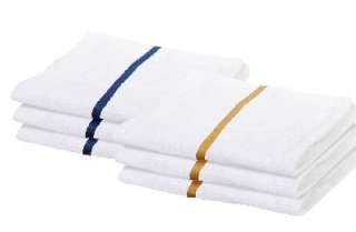 Medline Bar Mop Cotton Hand Towels Ribbed White CASE120  