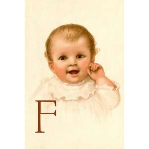  Baby Face F by Dorothy Waugh 12x18
