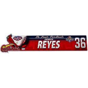  St. Louis Cardinals Dennys Reyes 2010 Opening Day Locker 