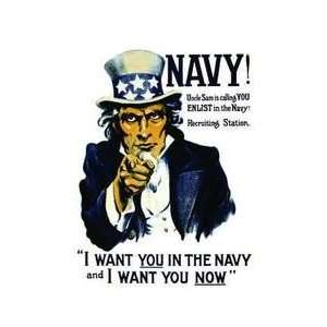 Navy Uncle Sam is calling you  enlist in the Navy 12x18 