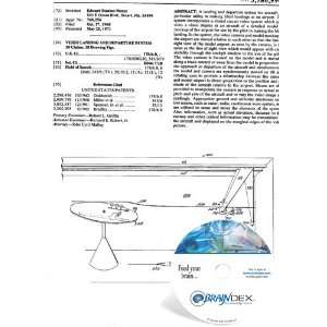  NEW Patent CD for VIDEO LANDING AND DEPARTURE SYSTEM 