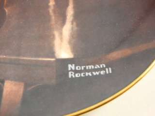 Norman Rockwell Close Harmony Plate Light Campaign  