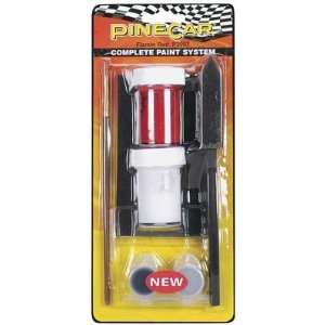   Pinecar   Flamin Red Comp Paint System (Pinewood Derby) Toys & Games