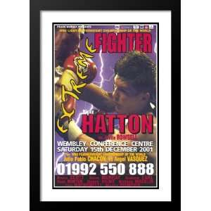  Ricky Hatton vs Rowsell 20x26 Framed and Double Matted 