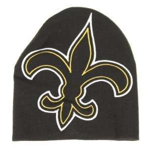   New Orleans Saints Big Embroidered Logo Knit Beanie