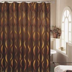  Beatrice Home Fashions Wave Shower Curtain