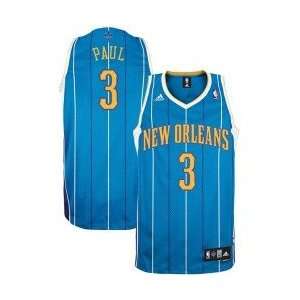 adidas New Orleans Hornets #3 Chris Paul Teal Road Swingman Basketball 