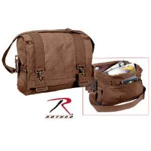  Rothco Vintage Canvas B 15 Pilot Messenger Bag in Brown 