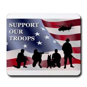  Support our Troops Military Mousepad by  Sports 