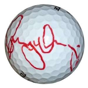 Rory McIlroy Autographed (Red Ink) Golf Ball   Autographed Golf Balls