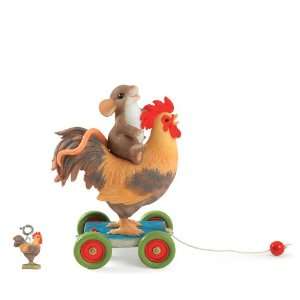  Charming Tails Rooster Pull Toy and Charm