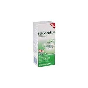  NIcorette Gum 4 mg Kit, Fresh MInt   40 ea Health 