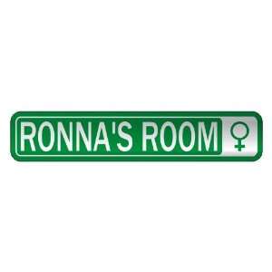   RONNA S ROOM  STREET SIGN NAME