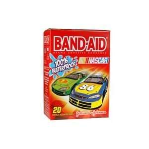  Band Aid Water Proof Adhesive Bandages, Nascar   20 ea 