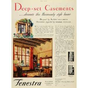  1930 Ad Fenestra Fencraft Casement Hardware Bronze Screen 