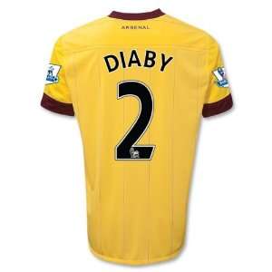 Arsenal 10/11 DIABY Away Soccer Jersey 