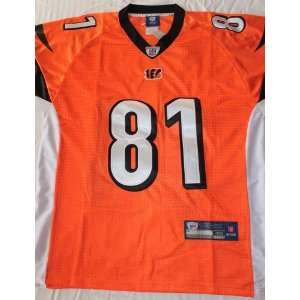  Terrell Owens Cincinnati Bengals Orange Sewn Jersey   Size 
