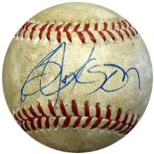  Bo Jackson Autographed Game Used Comiskey Park Baseball 