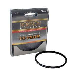  Rokinon MC UV72 Multi Coated Slim Pro 72 mm UV Filter 