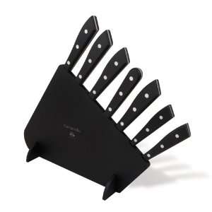  Coltellerie Berti   Compendio 7pc Knife Set Black Lucite 
