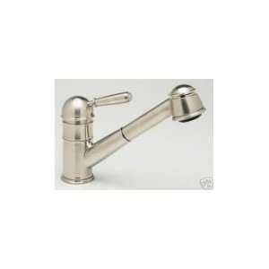  Rohl 77V3STN Country Pull Out Spray Kitchen Faucet   Satin 