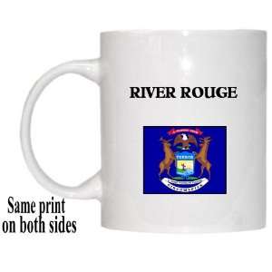    US State Flag   RIVER ROUGE, Michigan (MI) Mug 