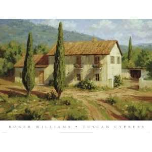  Roger Williams   Tuscan Cypress Canvas