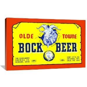  Olde Towne Bock Beer   Gallery Wrapped Canvas   Museum 
