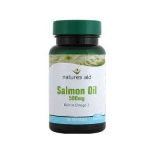  Natures Aid Salmon Oil 500mg   120 Capsules Health 
