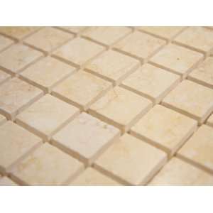  Gold Beige Marble Polish Stone Mosaic Tile 1x1