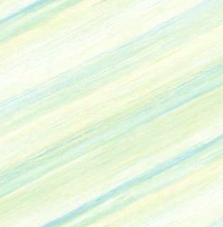 Wallpaper Designer Green Aqua Cream Diagonal Stripe  