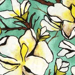  Magnolia Branch quilt fabric by Michael Miller CJ4814 AQUA 