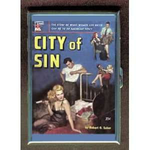 CITY OF SIN DIMESTORE PULP ID Holder, Cigarette Case or Wallet MADE 