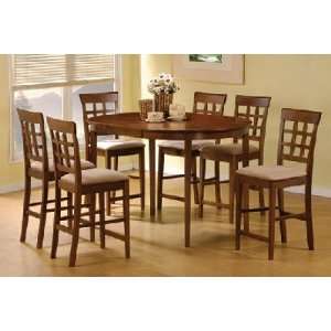   Dining Set in Walnut Finish Coaster Casual Dining Sets and Dinettes