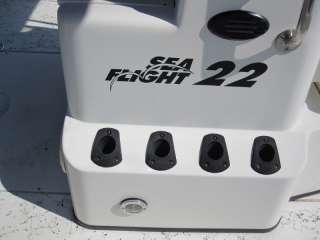 04 Triton Sea Flight 22ft Center Console Mercury 200hp Bimini Top 