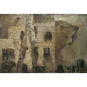  Mary Roberson   If You Watch a Bear for a While Canvas 