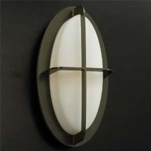 Exterior   aqua 7 1/2 wall light with cfl bulbs in architectural bron