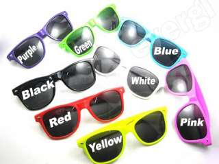 10 Color Wayfarer Vintage Retro Trendy Cool Sunglasses  