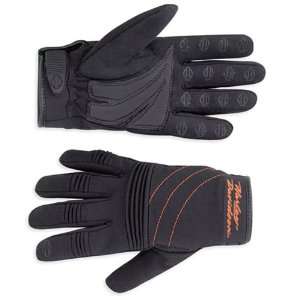 Harley Davidson® Womens RCS Full Finger Gloves. Gel Padded. Patch 
