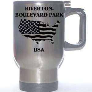 US Flag   Riverton Boulevard Park, Washington (WA) Stainless Steel Mug