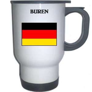  Germany   BUREN White Stainless Steel Mug Everything 