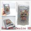 Bling red 3D hello kitty Case Cover for HTC Sensation 4G G14  