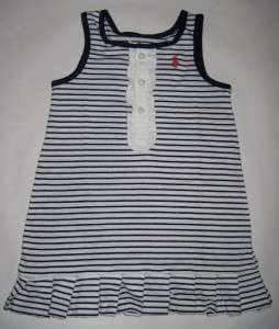SALE New Baby Girls Pretty stripe Ralph Lauren dress  