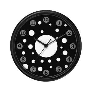  Black Polka Dot Clock Wall Clock by 