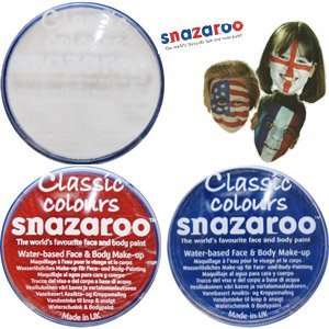  (4th of July USA 3 color face paint set) Snazaroo Face Painting 