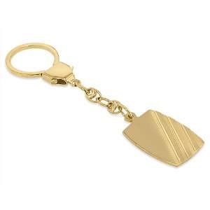  14K Solid Yellow Gold Key Rings 22.0mm Wide Jewelry