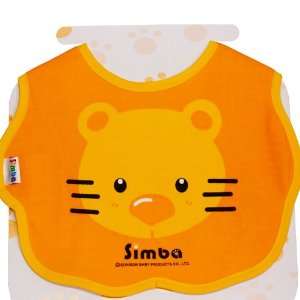Baby Simba Lion 100% Pure Cotton Large Premium Logo Waterproof Bib 